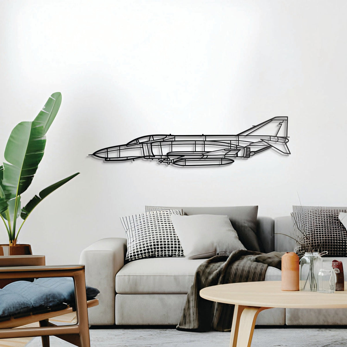 F-4E Phantom Metal Aircraft Wall Art - NCP0070, photo 2 of 5