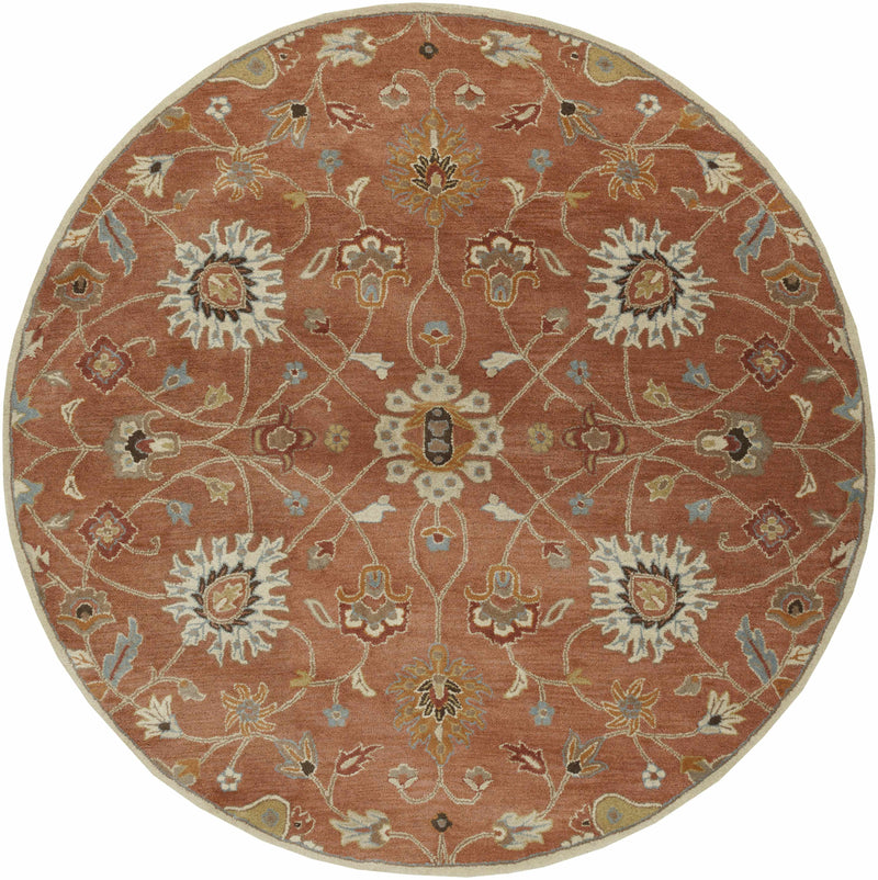 Logville Hand Tufted Rust 1119 Wool Rug