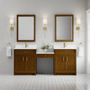 James Martin Bellshire 84" Single Bathroom Vanity, Honey Oak