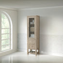 James Martin Breckenridge Linen Cabinet, Whitewashed Oak