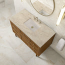 James Martin Laurent 48" Dual Mount Single Bathroom Vanity, Honey Oak