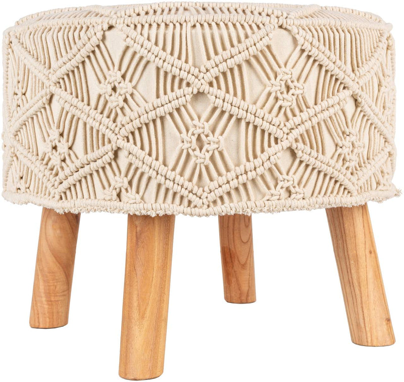 Oulu Cream Ottoman