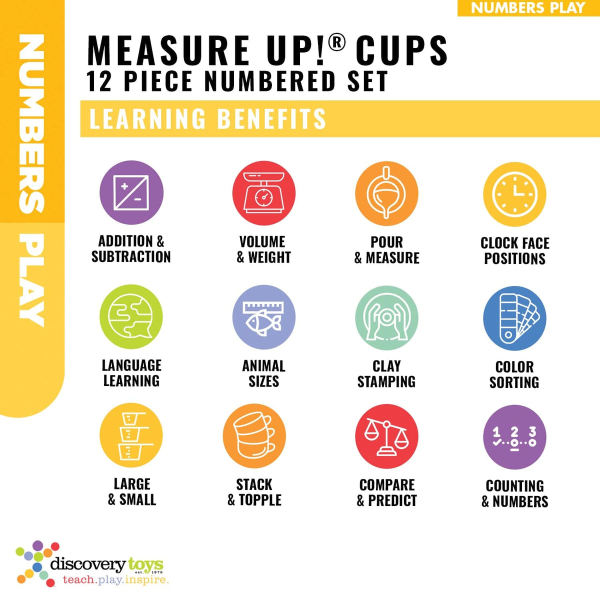 MEASURE UP! CUPS Stack & Learn Set, photo 10 of 11