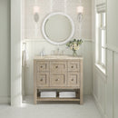 James Martin Breckenridge 36" Single Bathroom Vanity, Whitewashed Oak
