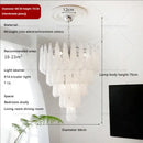 GobekUsa Crystal Glass Chandelier for Living, Dining & Bedroom - Elegant Medieval Art