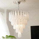 GobekUsa Crystal Glass Chandelier for Living, Dining & Bedroom - Elegant Medieval Art