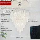 GobekUsa Crystal Glass Chandelier for Living, Dining & Bedroom - Elegant Medieval Art