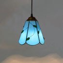 Mediterranean Mosaic Stained Glass Pendant Light