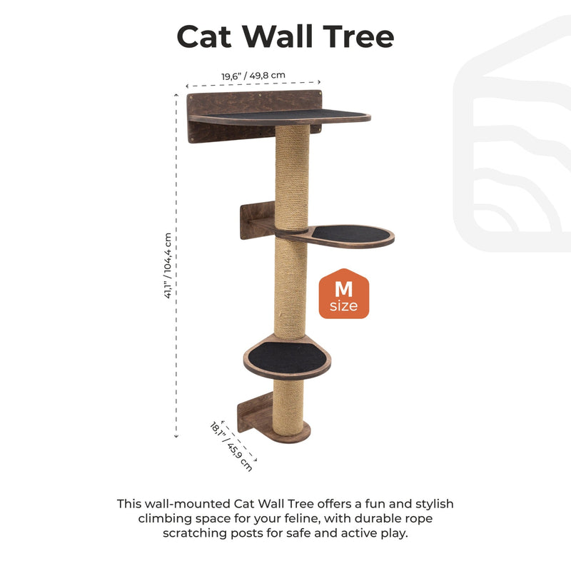 Medium Cat Tree – Dark Walnut, photo 8 of 8