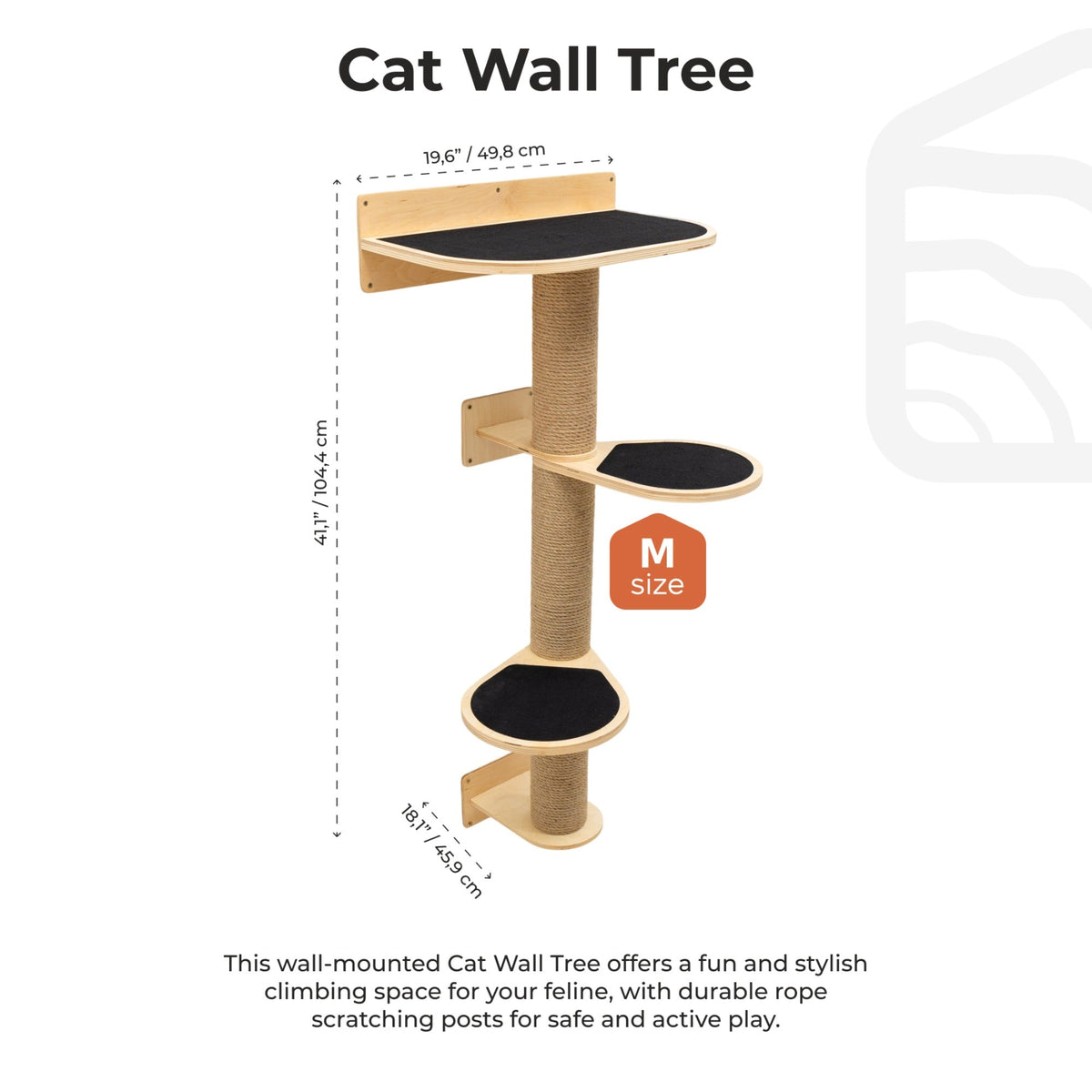 Medium Cat Tree – Light, photo 6 of 7