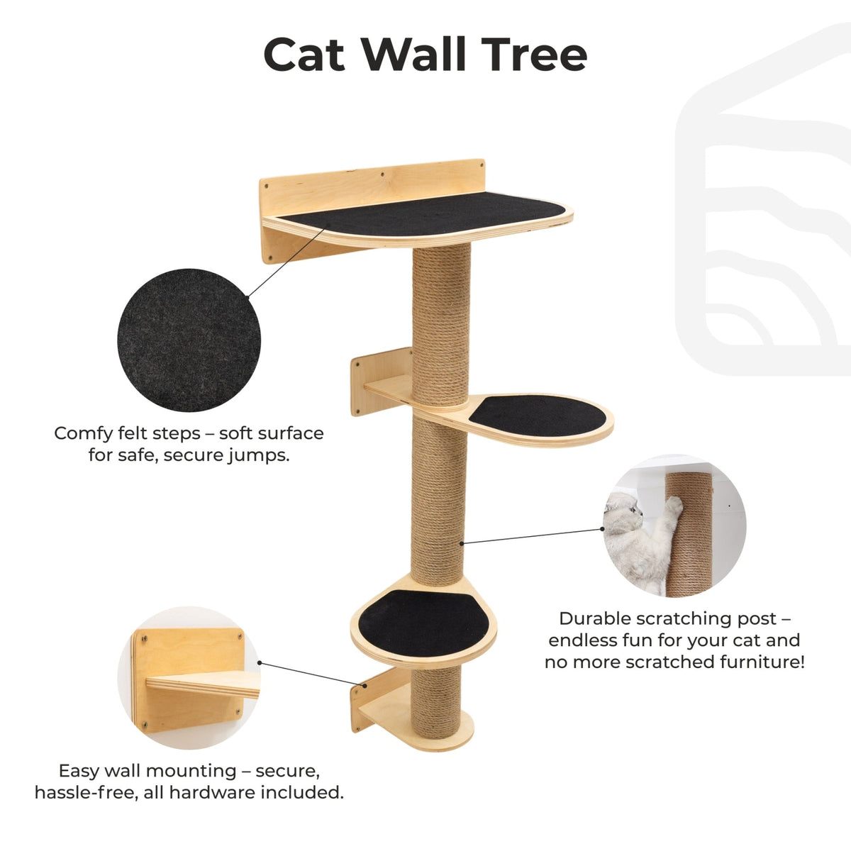 Medium Cat Tree – Light, photo 7 of 7