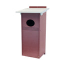 Wood Duck Bird House, Made with Durable Poly Lumber, Post-Mount Design