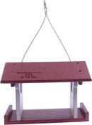 Amish-Made Bluebird Feeder, Made With Poly Lumber, For Feeding Mealworms