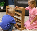 Wooden Marble Roller Racetrack Toy - Child-Safe Finish by AmishToyBox.com