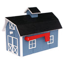 Amish-Made Wooden Mailbox, Dutch Barn Style, Post-Mount