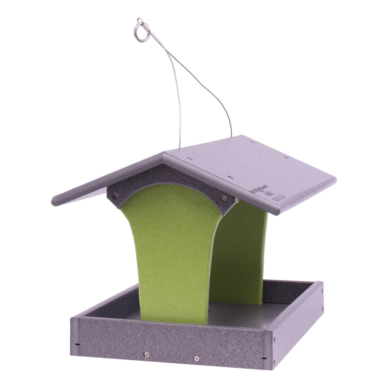 Fly-By Platform Hanging Bird Feeder, Made With Poly Lumber