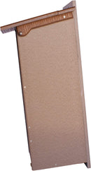 Wood Duck Bird House, Made with Durable Poly Lumber, Post-Mount Design