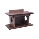 Amish-Made Squirrel Corn Feeder, Poly Lumber, Post-Mount Wildlife Feeder by AmishToyBox.com
