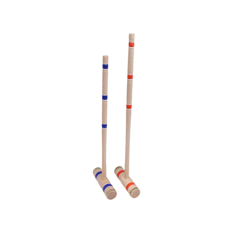 Deluxe Croquet Game Set, 6 Player, Amish-Made, With Wooden Holder