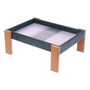 Tray Ground Bird Feeder, Wildlife Ground Feeder with Screen Mesh Tray by AmishToyBox.com