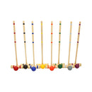 Deluxe 8-Player Croquet Game Set, Wooden Holder or Duffel Carry Bag