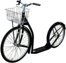 Amish-Made Deluxe Kick Scooter Bike, 24" Front Wheel 20" Rear Wheel, Adult-Size