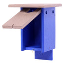 Bluebird House, Post Mount, Amish-Made with 100% Recycled Poly Lumber by AmishToyBox.com