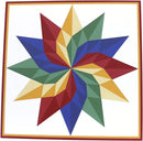 Hand-Painted Barn Quilt Sign, Dahlia "Sunburst" Design, 36" x 36"