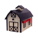 Amish-Made Wooden Mailbox, Dutch Barn Style, Post-Mount