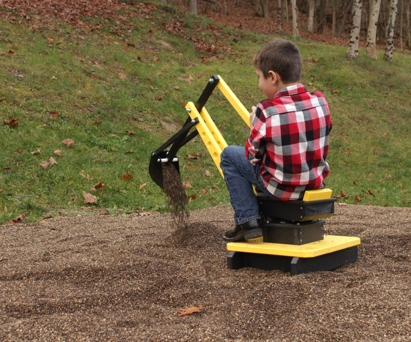 Sand Digger Excavator Toy, with Movable Levers and Metal Digging Bucket