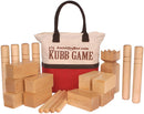 Amish-Made Deluxe Maple Hardwood Kubb Game with Clear Protective Finish, Regulation Size