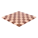Maple/Walnut Hardwood 18" Chess and Checkers Wooden Game Board by AmishToyBox.com