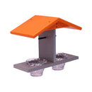 AmishToyBox.com Oriole Bird Feeder, Double-Cup Jelly Oriole Feeder with Pegs for Orange Halves