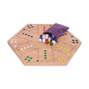 Aggravation Wahoo Marble Board Game, Double-Sided, Hand Painted by AmishToyBox.com