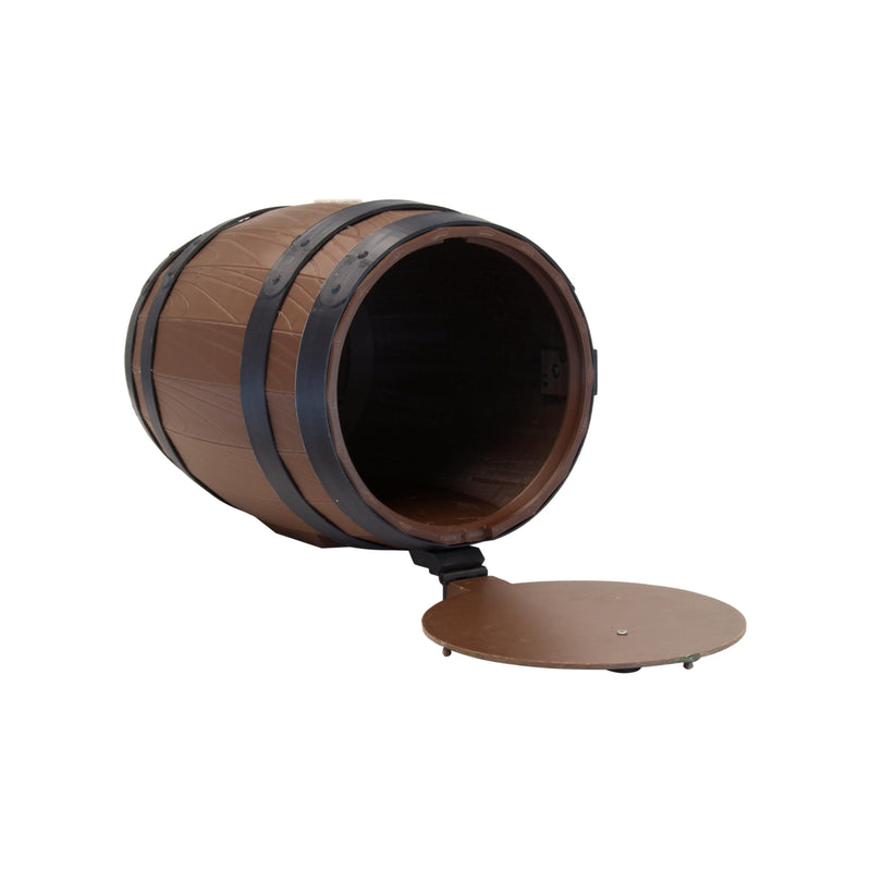 Rustic Barrel Mailbox, Non-Locking Single Compartment, Post-Mount