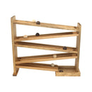 Wooden Ball Roller Racetrack Toy, Amish-Made, with 8 Wooden Balls by AmishToyBox.com