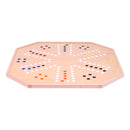 Wooden Marble Chase Board Game Set - 25" Wide Board - Double-Sided