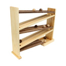 Wooden Ball Roller Racetrack Toy, Amish-Made, with 8 Wooden Balls by AmishToyBox.com
