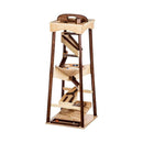Pyramid Marble Tower Run Wooden Toy, 39" High, Marbles Included by AmishToyBox.com