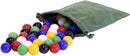 Bag of 60 Glass Marbles for Chinese Checkers Game, Large 3/4" (18mm)