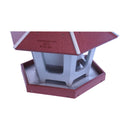 Gazebo Bird Feeder - Triple Compartment, Post-Mount by AmishToyBox.com