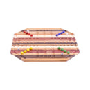 Multi-Wood Aggravation Marble Game Board Set, 24" Wide
