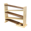 Wooden Ball Roller Racetrack Toy, Amish-Made, with 8 Wooden Balls by AmishToyBox.com
