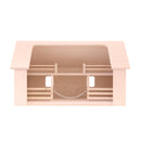 Wooden Amish-Made Ranch Shed Barn Toy, Unfinished Wood