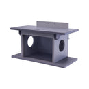 Amish-Made Squirrel Corn Feeder, Poly Lumber, Post-Mount Wildlife Feeder by AmishToyBox.com