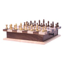 Deluxe Chess/Checkers Wooden Game Board Set - with Pullout Drawer by AmishToyBox.com
