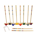 Deluxe 8-Player Croquet Game Set, Wooden Holder or Duffel Carry Bag