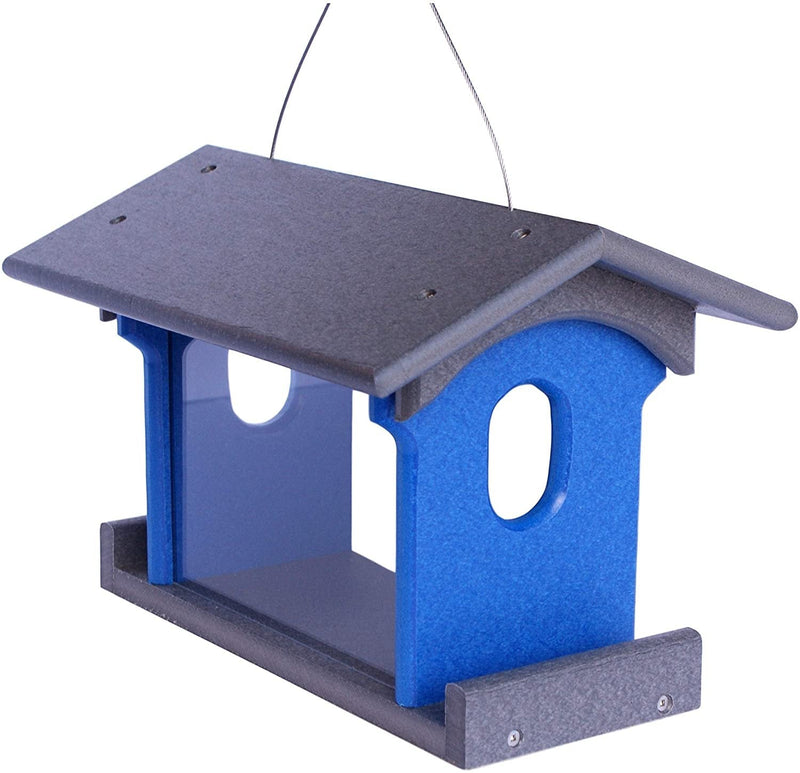 Amish-Made Bluebird Feeder For Feeding Mealworms, Poly Lumber