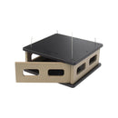 Bluebird Feeder - Hanging Block House Mealworm Feeder for Bluebirds - Amish-Made with Poly Lumber by AmishToyBox.com