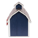 Amish-Made Wooden Mailbox, Dutch Barn Style, Post-Mount